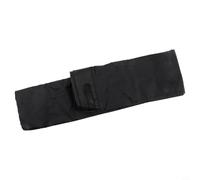 Jotekonoby Demi-poche de pluie de camping pour randonnée Plus pour pantalon imperméable en nylon 15D ultra léger avec jupe de rangement compatible avec les activités de plein air (noir)