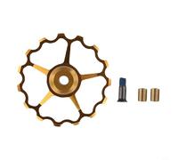 Jotekonoby Dérailleur arrière pour roue jockey 11t, 13t, 15t avec roulements en acier scellés pour vélo de route pour vélo compatible avec systèmes à dents 1115 (noir 11T)