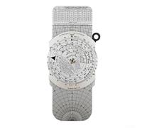Jotekonoby E6B E6B-S Règle circulaire à glissière pour pilotage et navigation avec correction du vent et calcul de la vitesse au sol