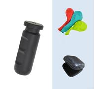 Jotekonoby Egaliseur de pression auriculaire, outil d'entraînement pour l'égalisation des oreilles pour la pêche apnée, la plongée sous-marine, avec boîte de rangement et 3 ballons de couleur (noir)