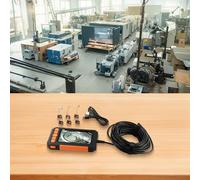 Jotekonoby Endoscope HD 1080p de 10,9 cm avec caméra d'inspection à double objectif, caméra d'égout étanche IP67, endoscope vidéo numérique portable pour tuyau industriel (double tête, 10 m)