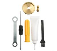 Jotekonoby Engrenage d'embrayage de rechange en cuivre pour DAIWA FUEGO SV Baitcasting - Rapport de vitesse 7.3:1 avec accessoires d'outils - 1 jeu (main gauche)