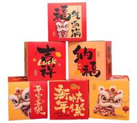 Jotekonoby Ensemble de décorations en forme de cheval du Nouvel An chinois 2026, lanternes traditionnelles en papier rouge et accessoires festifs pour vitrine, maison, magasin et salle de fête (E)