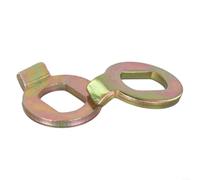 Jotekonoby Ensemble de rondelles de moteur électriques pour moyeu de vélo pour essieu M14, rondelle de bras de couple anti-rotation en acier pour composants de moyeu arrière de vélo E-For (M14)