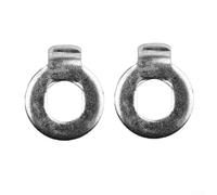 Jotekonoby Ensemble de rondelles de moteur électriques pour moyeu de vélo pour essieu M14, rondelle de bras de couple anti-rotation en acier pour composants de moyeu arrière de vélo E-For (M12)