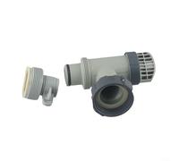 Jotekonoby Ensemble de valves à piston pour piscine avec adaptateur de tuyau de type B - Pièces de rechange compatibles avec les piscines hors sol Intex et pompes à filtre à sable