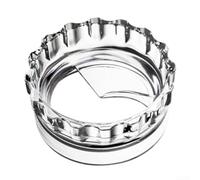 Jotekonoby Épandeur de poudre pour pot à moka pour une distribution rapide, compatible avec les machines à café Moka Express (taille L)