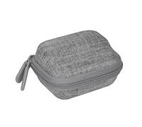 Jotekonoby Étui de transport rigide pour caméra d'action en EVA avec cache d'objectif pour Insta360 Go3/Go3S Pochette de protection légère à double fermeture éclair (gris)