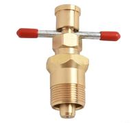 Jotekonoby Extracteur d'olive pour NPT 1/2 et 3/4, outil de retrait d'anneau de compression pour tuyaux en laiton et cuivre, extracteur de virole en laiton massif avec levier amovible (rouge)