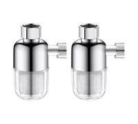 Jotekonoby Filtre à eau de douche résistant à la haute pression pour calcaire et sédiment, compatible avec douche de 1,27 cm, robinet et systèmes ménagers