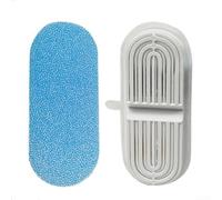 Jotekonoby Filtre distributeur d'eau pour chats, filtre rond en maille de coton pour eau potable fraîche et propre, compatible avec la plupart des animaux de compagnie (un lot de bleu et blanc)