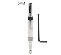 Jotekonoby Foret à charnière à centrage automatique pour installation de quincaillerie de porte, d'armoire, foret pilote d'alésage à bois en acier rapide avec clé en forme de L incluse, (5/64 mm)