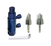 Jotekonoby Foret fileté 3 en 1 et extracteur de vis cassées pour tuyaux PPR 20 mm 25 mm, outil de taraudage avec technologie de filetage inversé, comprend un kit de réparation de valve triangulaire