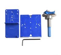 Jotekonoby Gabarit de charnière de 35 mm et 40 mm pour portes d'armoire, gabarit de travail du bois pour charnières de tasse, guide de perçage auto-centrant pour l'installation de charnières de