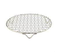 Jotekonoby Grille de refroidissement, plaque de cuisson en fil métallique avec bordure épaisse et support à trois pieds pour griller au four, plateau à biscuits et égoutter les légumes, tailles