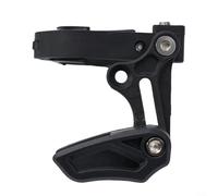 Jotekonoby Guide de chaîne de vélo à vitesse unique, protecteur de plateau avant en alliage d'aluminium et nylon, support de chaîne léger anti-chute avec points de montage réglables