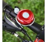 Jotekonoby Guidon jusqu'à 22 mm pour un son puissant et de sécurité pour vélo de route, montagne, vélo de banlieue, mini pour vélo pour sonnette (rouge)