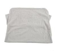 Jotekonoby Housse de dossier de chaise pour maison, hôtel, restaurant - Tissu polyester élasthanne extensible, 50 cm de hauteur x 40 cm de large, gris clair uni col