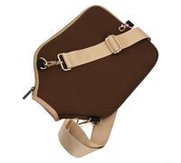 Jotekonoby Housse de pagaie de pickleball en néoprène de 24,9 x 30,5 cm pour pagaies Franklin Selkirk, sac de rangement résistant à l'eau avec sangle réglable, résistant à la poussière (marron taupe)