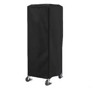 Jotekonoby Housse de protection étanche et anti-poussière 420D pour grille de boulangerie commerciale, protection solaire et isolée, 59 x 72 x 163 cm, noir