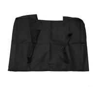 Jotekonoby Housse de protection pour chariot de jardin pliable - Noir - Sac de rangement anti-poussière compatible avec les chariots utilitaires - Tissu Oxford 600D