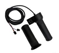 Jotekonoby Interrupteur d'accélérateur électrique pour vélo, bouton de contrôle de vitesse, contrôleur d'accélérateur de scooter avec régulateur de vitesse de véhicule électrique 5 V, PC + ABS flamme