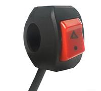 Jotekonoby Interrupteur de feu de détresse pour moto - Contrôleur de sortie - Commutateur de clignotant pour la plupart des motos tout-terrain ATV