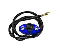 Jotekonoby Interrupteur de guidon de moto 22 mm avec phare et pour fonctions klaxon et bouton de démarrage automatique pour l'installation (Kg-033 bleu)