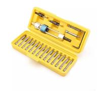 Jotekonoby Jeu de 18 embouts en métal avec tête pivotante pour perçage et entraînement rapides Compatible avec perceuses électriques