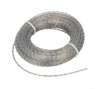 Jotekonoby Jotekonoby Fil de débroussailleuse en nylon renforcé de 2 à 4 mm pour un entretien précis de la pelouse et des arbustes 10 m x 2,7 mm 2 pièces