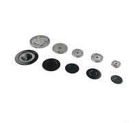 Jotekonoby Kit de capuchons de brûleur de cuisinière à gaz en métal pour poêles Sabaf Couronne Flamme Couvercle Pièces de rechange Ensemble avec 6 capuchons 5 diffuseurs Plusieurs tailles Construction