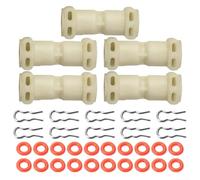 Jotekonoby Kit de connecteurs thermobloquants à eau avec tube d'eau, joint et bague de serrage pour machines à café entièrement automatiques, pièces de rechange en forme de I