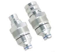 Jotekonoby Kit de coupleur plat mâle femelle 7246802 7246799 de rechange pour Bobcat S450-S770 T450 modèles 1/2" ISO 16028 raccords 48 mm de diamètre