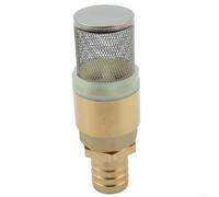 Jotekonoby Kit de crépine d'aspiration en laiton, avec valves, clapets anti-retour, vanne à pied, pour raccord de tuyau de soupape, pour irrigation agricole (valves de 2,5 cm + diamètre 25 mm)