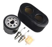 Jotekonoby Kit de filtre à air pour tondeuse à gazon TimeCutter 127-9252 136-7806 avec bougies d'allumage pré-nettoyantes pour 42/50 pouces pour pièces de rechange V-Twin Engine Deck