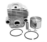 Jotekonoby Kit de piston cylindrique de 56 mm pour scie à béton TS700 TS700Z TS800 Pièces de rechange en métal avec rondelles à goupilles et clips 42050201200