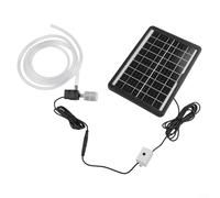 Jotekonoby Kit de pompe à fontaine à eau solaire 6 W 9 V, tube de 2 m pour jardin, étang, aquarium, fontaine submersible extérieure 240 L/H