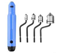 Jotekonoby Kit de tête de fraise à chanfreiner compatible avec poignée d'ébavurage NB1000, 4 lames fraisées à 90° (BC6301/8301/1041/1651) (5 pièces)