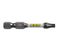 Jotekonoby Kit d'embouts de tournevis magnétiques à tige hexagonale de 6,35 mm, ensemble de 11 pièces cruciformes pour tournevis cruciformes Torx PH1 PH2 PH3 T8 T15 T20 T25 avec support magnétique