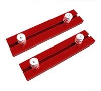 Jotekonoby Kit d'outils de serrage de positionnement avec fente coulissante et table de sciage, clôture pour le travail du bois, alliage d'aluminium pour une stabilité à long terme (19,8 mm)