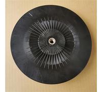 Jotekonoby Lame de ventilateur en plastique pour souffleur de feuilles BR700, turbine de rechange 4282 700 3405 avec ajustement précis, design optimisé du flux d'air pour une performance efficace