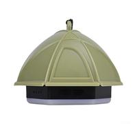 Jotekonoby Lanterne de camping rechargeable avec adsorption magnétique | Tente portable pour une utilisation en extérieur | Lumière douce à 360 degrés, étanche IPX4, batterie 60 H (vert)