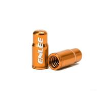 Jotekonoby Lightwe Lot de 2 bouchons de valve en aluminium compatibles avec les vélos Av/FV pour avoir des valves de pneu de route, chambres à air étanches à la poussière et aux fuites (jaune FV)