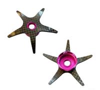 Jotekonoby Lot de 1 frein en fibre de carbone Five Star B3 pour moulinets Abu Garcia Drag B4 P4 S3 Diamètre Max4sx Stx P3 65 mm Max3 (violet)