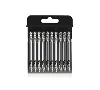 Jotekonoby Lot de 10 forets à double extrémité HSS6542 avec spirale de 3,2 mm, 4,2 mm, 5,2 mm pour perçage, compatible avec perceuse à main, perceuse radiale (4,2 mm)
