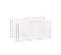 Jotekonoby Lot de 100 loupes de soudage pour PC - 4,97 x 10,7 cm - Transparent - Anti-reflet - Accessoire de protection durable pour soudeurs