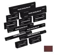 Jotekonoby Lot de 12 blocs de mousse EVA noirs pour ponçage humide et sec, outils de ponçage manuel multi-tailles pour le travail du bois, lissage automatique du corps (22 pièces)