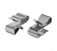 Jotekonoby Lot de 150 pinces de câblage de remorque en acier inoxydable 304 avec côtés ondulés et barbelés pour la gestion des câbles de panneau solaire et l'organisation des fils de bateau