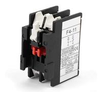 Jotekonoby Lot de 2 blocs auxiliaires F4-11 avec contacts 1 no/1 Nc pour contacteur Cjx2 AC et compatible avec les équipements électriques Ladn11