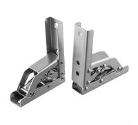 Jotekonoby Lot de 2 charnières pliantes autobloquantes à 90 degrés en acier laminé à froid 180 degrés pour armoire de cuisine, porte d'armoire, charge de 6 kg